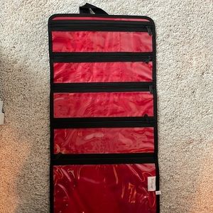 Thirty One Fold & Hang Organizer in white with large black circles